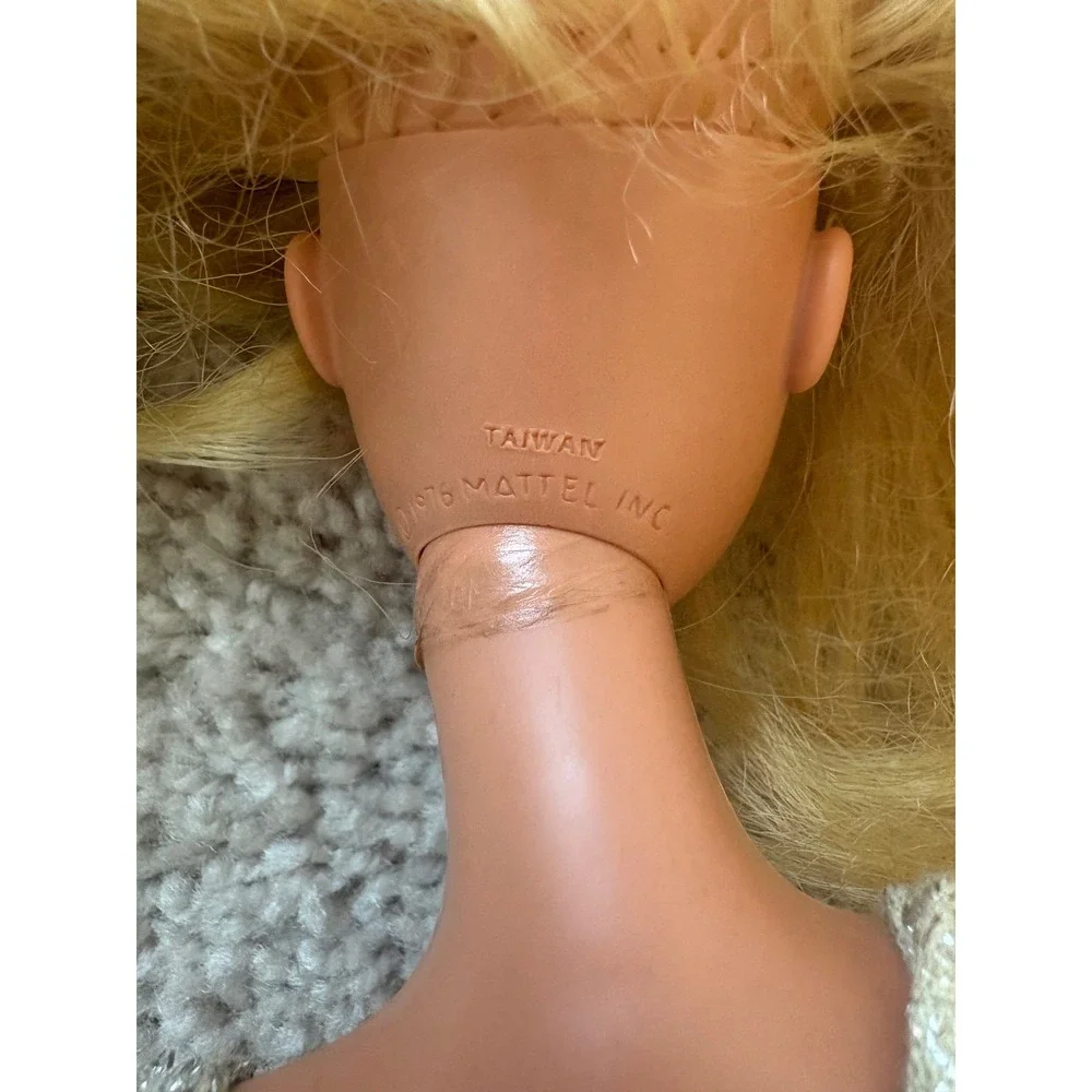 Vintage Barbie Glamorous Silver Jumpsuit Blonde 1976 Mattel 18